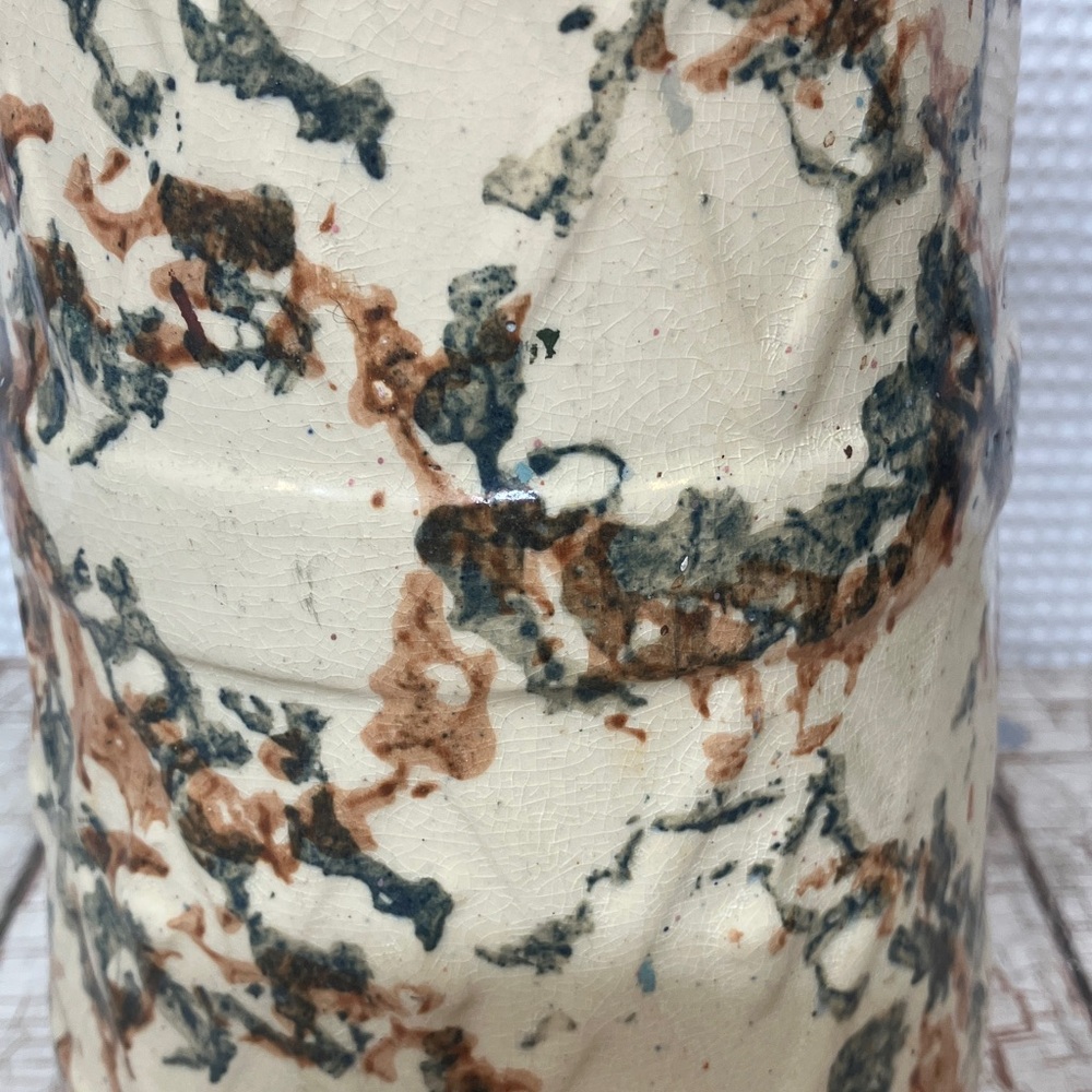 Spongware stoneware pitcher - Picture 4 of 9